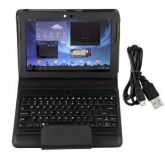 Capa de couro para Tablet Galaxy Tab 2 Bluetooth